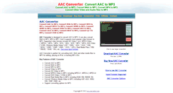 Desktop Screenshot of aac-converter.com