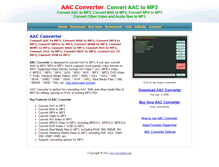 Tablet Screenshot of aac-converter.com